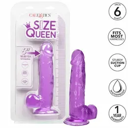 CalExotics Size Queen Intimna Mašina Ljubičasta 15.3 cm Fleksibilni TPR