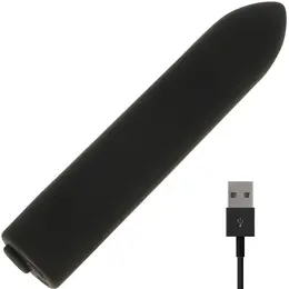 OHMAMA Vibrating Bullet 10 Modes USB Rechargeable Compact 8.5cm