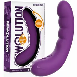 Rewolution RewoCurvy Fleksibilni punjivi vibrirajući sistem 17cm, roze