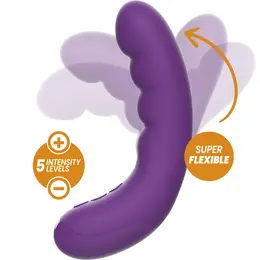 Rewolution RewoCurvy Fleksibilni punjivi vibrirajući sistem 17cm, roze