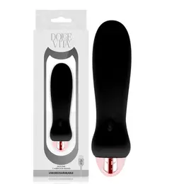 Dolce Vita Five Crni intimni uređaj, 7 režima, USB punjivi silikon