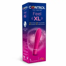 CONTROL Feel XL Vibrirajući metak – Velika veličina, 5 režima, vodootporan, ljubičasti