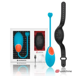 WEARWATCH AD EGG Plavi – Daljinski kontrolisani intimni uređaj, vodootporan, 7 režima