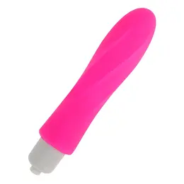 OHMAMA Silikonski vibrirajući metak 12cm, fleksibilni vrh, ljubičasti
