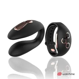 ANNE'S DESIRE AD Dual System WatchMe Black/Gold Silicone 8.5cm