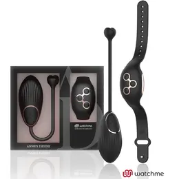 ANNE'S DESIRE AD Egg Intimni uređaj sa WATCHME daljinskim upravljanjem Crna/Zlatna 7.5cm