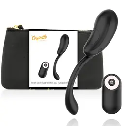 Coquette Chic Desire Crna/Zlatna Bežično vibrirajuće jaje, USB punjivo