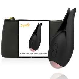 Coquette Chic Desire Crna/Zlatna Cvet - Intimni vibracioni uređaj, 10 režima