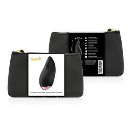 Coquette Chic Desire Crna/Zlatna Drop intimni sonični stimulator, 10 režima