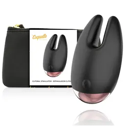 Coquette Chic Desire Crna/Zlatna Klitoralni vibrirajući uređaj 10 režima USB