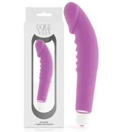 Dolce Vita Intimni silikonski uređaj Ljubičasti 7 režima Vodootporan 158mm
