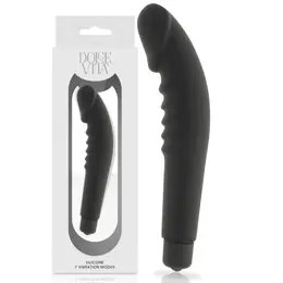 Dolce Vita Crni Silikonski višenamenski intimni uređaj 158mm