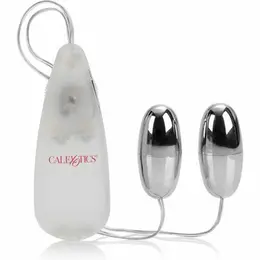 CalExotics Vibrating Bullets Silver Duo - Multi-Speed Stimulation Set