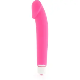 Dolce Vita Silikonski intimni masažer Roze 158mm Vodootporan 7 režima