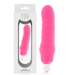 Dolce Vita Genius Pink Silicone Intimate Wellness Device 15x3.7cm Waterproof