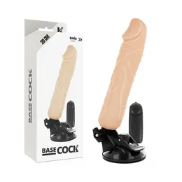 BASECOCK Vibrating Model Remote Control Flexible Flesh 20cm x 4cm