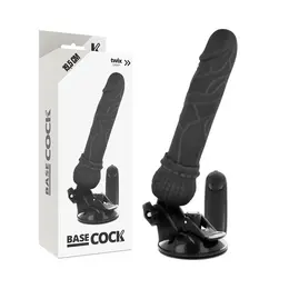 BASECOCK Remote Controlled Intimate Machine Black 19.5 cm Flexible Design