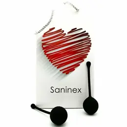 Saninex Clever Black Ball - Silicone Pelvic Floor Trainer, 120 mm