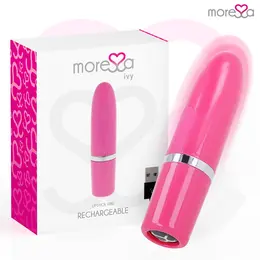 Moressa Ivy Travel Intimni Vibrator, Roze, Punjenje Silikon, 9 Režima