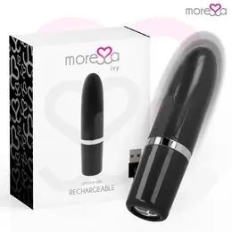 Moressa Ivy Kompaktni Punjivi Silikonski Vibrator Crni 90x22mm