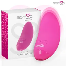 Moressa Blossom Roze Kompaktni Punjivi Masažer, 6 Režima, Medicinski Silikon