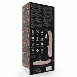 MIA Pisa Roze Vibrirajući Uređaj - Dva Motora, 10 Režima, Silikon, 20.7 cm