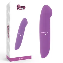 Glossy PHIL Vibrator Ljubičasti - Kompaktni Vodootporni Model 13cm