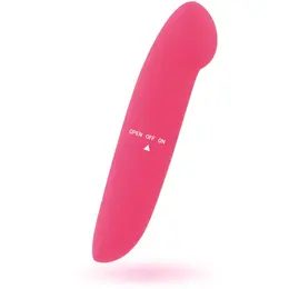 Glossy Phil Vibrator Pink - Compact Waterproof Travel Model 13cm