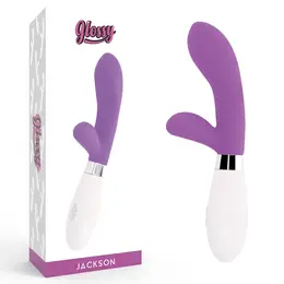 Glossy Jackson Rabbit Intimni Masažer Dva Motora Ljubičasti 12cm