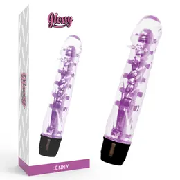 Glossy Lenny Intimni Lični Vibrator Ljubičasti 14cm Vodootporan TPE