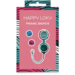 Happy Loky Kegel Kuglice Set - 4-Step Progresivni Trener Zdeličnog Dna, Roze