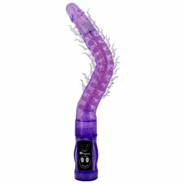 Baile Thorn Lilac Flexible Massager Vibrator - 6-Speed, Ribbed Shaft