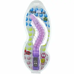 Baile Thorn Lilac Flexible Massager Vibrator - 6-Speed, Ribbed Shaft