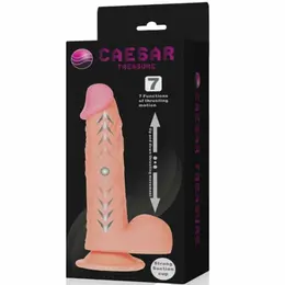 Baile Caesar Treasure Intimna Mašina Gore-Dole, Daljinski, 19cm, Bež