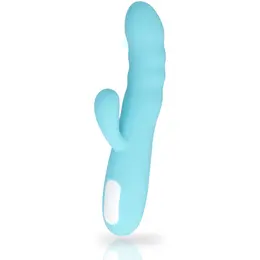 MIA Eiffel Tirkizni Silikonski Intimni Uređaj sa Dva Motora 20.7cm