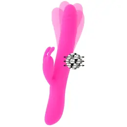 Moressa Somer Premium Silikonski Intimni Uređaj sa Više Rotacija 28cm Roze