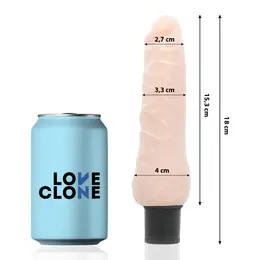 Loveclone Sven Intimate Device Self-Lubrication 18.5cm Beige Vibrating
