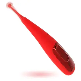 HALLO Focus Vibrator Red - 10-Mode Intimate Wellness Device, Waterproof