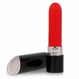 LYPS STYLE Shia Vibrator U Obliku Ruža Crno Crveni USB Punjenje 10 Režima