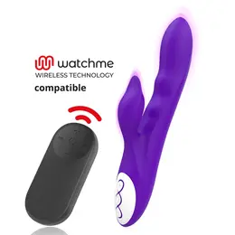Galatea Galo Ljubičasti Dvomotorni Intimni Uređaj sa WatchMe Kontrolom, 21cm