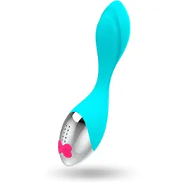 HAPPY LOKY Mini Fun Vibrator Tirkizni USB Punjiv Vodootporan 19.5cm
