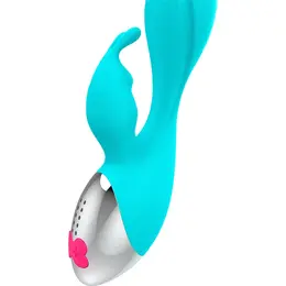 HAPPY LOKY Miki Rabbit Tirkizni Dvomotorni Intimni Sistem 19.5cm