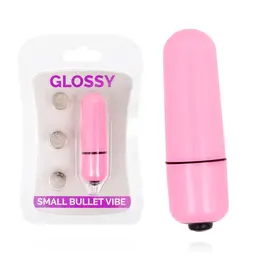Glossy Small Bullet Vibe Duboko Ružičasti ABS Kompaktni Vodootporni 58mm