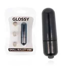 Glossy Small Bullet Crni - Kompaktni Vodootporni Vibrirajući Uređaj ABS 5.8cm