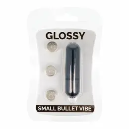 Glossy Small Bullet Crni - Kompaktni Vodootporni Vibrirajući Uređaj ABS 5.8cm