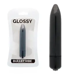 Glossy Brilliant Thin Vibe Crni 87mm - Diskretni Vodootporni Model
