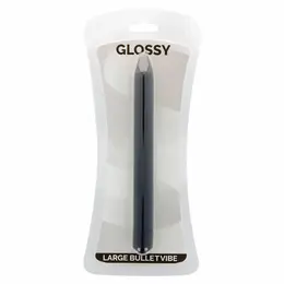 Glossy Brilliant Slim Vibrator Crni 165mm - Vodootporni ABS Model