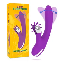 Fun Function Bunny Funny Wave 2.0 - Fleksibilni Silikonski Talasni Sistem, 24 cm