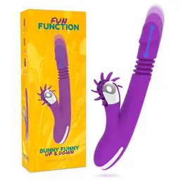 FUN FUNCTION Bunny Funny Up & Down 2.0 Silikonski Intimni Uređaj Ružičasti 24cm