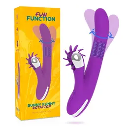 Fun Function Bunny Funny Rotation 2.0 Intimna Mašina, 24cm, Ružičasta